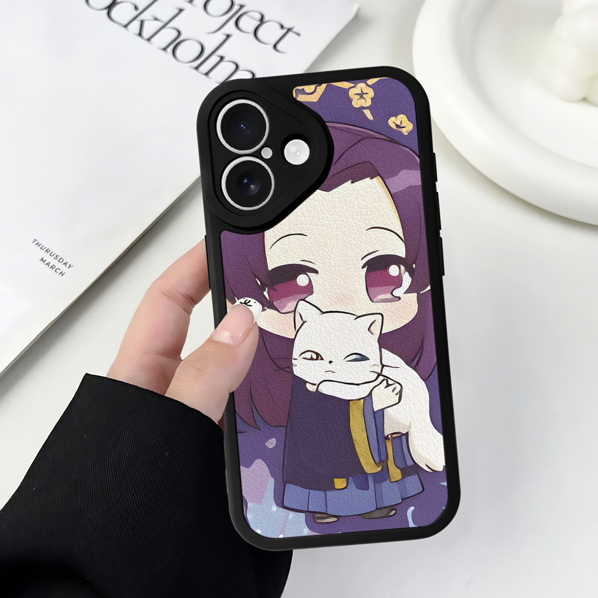 薬屋のひとりごと The Apothecary Diaries 【iPhone 16シリーズ対応】シリコンスマホケース（レザー調） 材質：シリコン